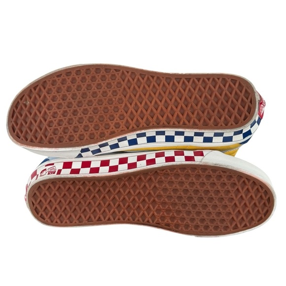 VANS SK8-HI 38 DX Anaheim Factory Skate Shoes Blue Yellow Red | Men 8 Women 9.5 - Picture 10 of 12